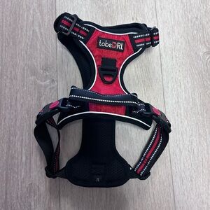 TobeDRI Red and Black Dog Harness